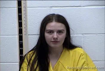 Mugshot of Lexie Brooke Burge booked in Pearl River County, Mississippi on August 10, 2026