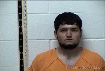 Mugshot of Jesus Fransisco-Rangel Banda booked in Pearl River County, Mississippi on August 19, 2026