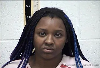 Mugshot of Ariana Giavonni Robinson booked in Pearl River County, Mississippi on August 20, 2026