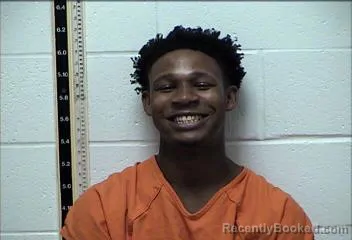 Mugshot of Jalen D Hall booked in Pearl River County, Mississippi on October 8, 2026