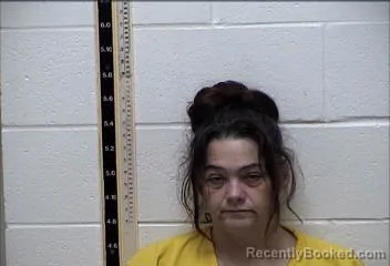 Mugshot of Atalanta Denise Angeron booked in Pearl River County, Mississippi on October 8, 2026