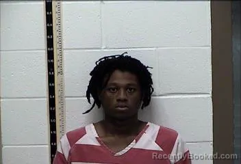 Mugshot of Malik Isaiah Evans booked in Pearl River County, Mississippi on October 14, 2026