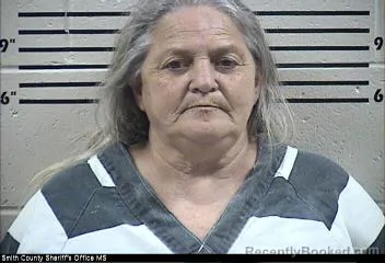 Mugshot of Joyce Annette Amason booked in Smith County, Mississippi on August 26, 2026