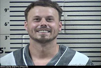 Mugshot of Brooks Thomas Howell booked in Smith County, Mississippi on August 31, 2026