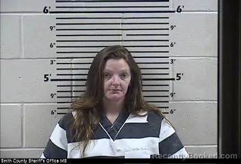 Mugshot of Virgina Elizabeth Ridley booked in Smith County, Mississippi on September 6, 2026