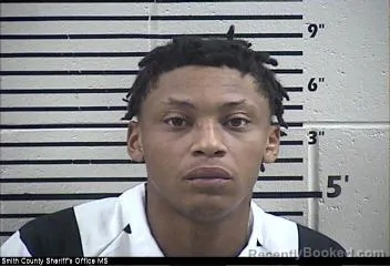 Mugshot of Taylor Deshawn Fredric Atwood booked in Smith County, Mississippi on September 7, 2026