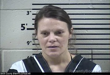 Mugshot of Ashley Nicole Waggoner booked in Smith County, Mississippi on September 9, 2026