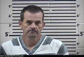 Mugshot of Timothy Dewayne Shirley booked in Smith County, Mississippi on September 24, 2026