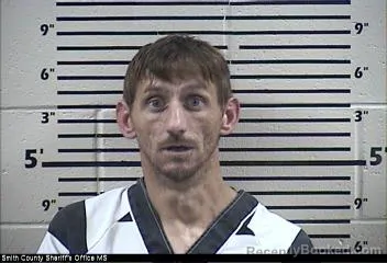 Mugshot of Sean Allen Jones booked in Smith County, Mississippi on September 26, 2026