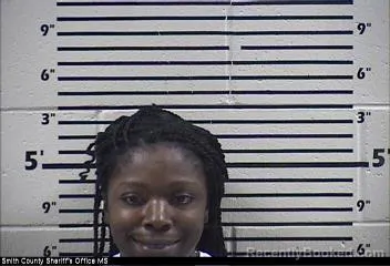 Mugshot of Shytana Anqurnette Ducksworth booked in Smith County, Mississippi on September 30, 2026
