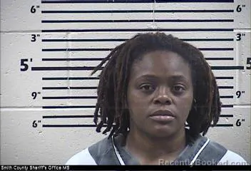 Mugshot of Phonecia Keona Tatum booked in Smith County, Mississippi on October 5, 2026