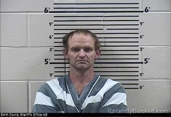 Mugshot of James Brenton Parrett booked in Smith County, Mississippi on October 18, 2026
