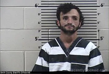Mugshot of Michael Dillon Baldwin booked in Smith County, Mississippi on October 23, 2026
