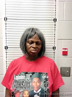 Mugshot of GLORIA STEN JACKSON booked in Tate County, Mississippi on June 12, 2026