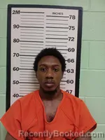 Mugshot of Cordarius D Sanders booked in Tunica County, Mississippi on August 27, 2026
