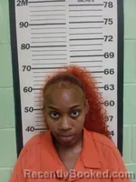 Mugshot of ASHAYLA SANDERS booked in Tunica County, Mississippi on June 23, 2026