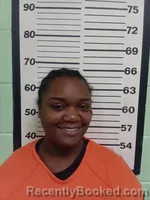 Mugshot of Brittany Nicole Roberts booked in Tunica County, Mississippi on August 22, 2026