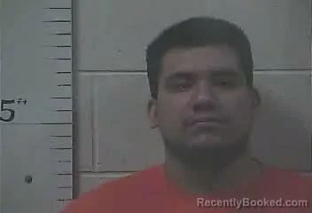 Mugshot of Esteban Diaz booked in Yazoo County, Mississippi on August 23, 2026