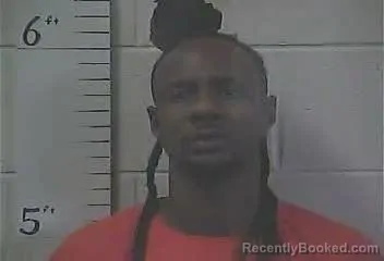 Mugshot of Quenton Thomas Burroughs booked in Yazoo County, Mississippi on August 7, 2026