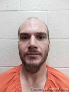 Mugshot of Benjamin Mosiah Ketcham booked in Andrew County, Missouri on April 15, 2026