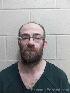 Mugshot of Christopher Amos booked in Andrew County, Missouri on April 23, 2026