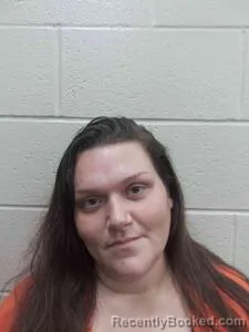 Mugshot of Megan Hill booked in Andrew County, Missouri on October 13, 2026