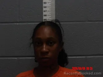 Mugshot of Alexis Kierra Coleman booked in Bates County, Missouri on September 6, 2026