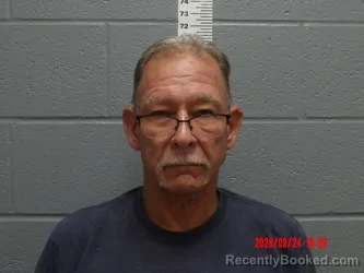 Mugshot of Charles Reaves Crane booked in Bates County, Missouri on September 24, 2026