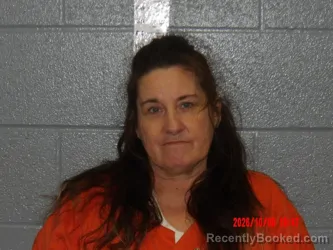 Mugshot of Misty Elizabeth Little booked in Bates County, Missouri on October 9, 2026