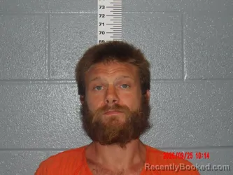 Mugshot of Nathun Dow Irwin booked in Bates County, Missouri on September 25, 2026