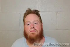 Mugshot of Travis Barnett booked in Benton County, Missouri on August 24, 2026