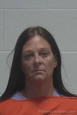 Mugshot of Cindy Gail Hinson booked in Wayne County, North Carolina on October 26, 2026