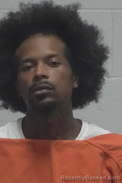 Mugshot of Rasheed Ramone Thompson booked in Wayne County, North Carolina on August 22, 2026