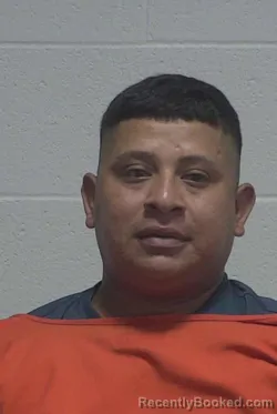 Mugshot of Derlin Gerardo Morales Aguilar booked in Wayne County, North Carolina on August 30, 2026