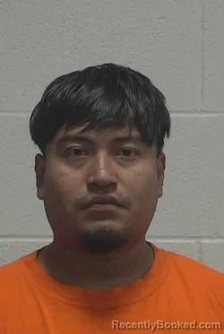 Mugshot of Jonathan Lopez Velasquez booked in Wayne County, North Carolina on October 25, 2026