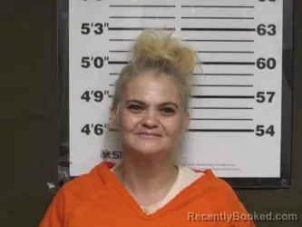 Mugshot of Lora Sue Elledge booked in Bollinger County, Missouri on May 26, 2026
