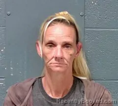 Mugshot of Samantha June Strahl booked in Callaway County, Missouri on August 4, 2026