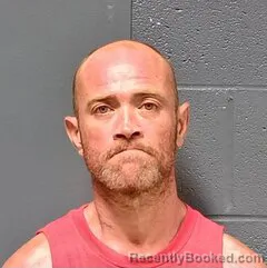 Mugshot of Jessie Wayne Russell booked in Callaway County, Missouri on August 28, 2026