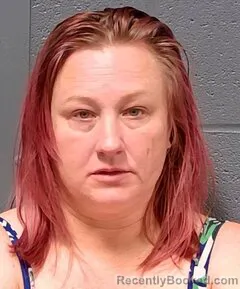 Mugshot of Angela Marie Lane booked in Callaway County, Missouri on August 30, 2026