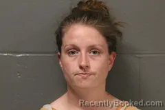 Mugshot of Madeline Kay Hogan booked in Camden County, Missouri on April 14, 2026