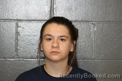 Mugshot of Clarissa Donna Mae Escoffier booked in Camden County, Missouri on May 16, 2026