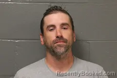 Mugshot of Dustin Lee Eggleston booked in Camden County, Missouri on July 8, 2026