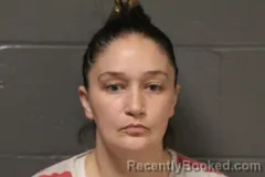 Mugshot of Kellie Ann Quillen booked in Camden County, Missouri on July 6, 2026