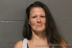 Mugshot of Stefanie Louise Mendenhall booked in Camden County, Missouri on July 9, 2026