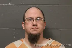 Mugshot of Ryan Leslie Williams booked in Camden County, Missouri on July 30, 2026