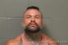Mugshot of Brandon Jay Mccue booked in Camden County, Missouri on July 31, 2026
