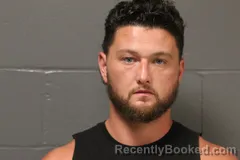Mugshot of Nicholas Robert Diebold booked in Camden County, Missouri on August 7, 2026