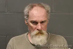Mugshot of Raymond Lee Warner booked in Camden County, Missouri on August 18, 2026