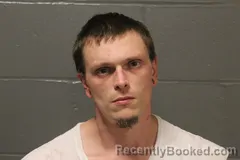 Mugshot of Dustin James Hudson booked in Camden County, Missouri on August 19, 2026