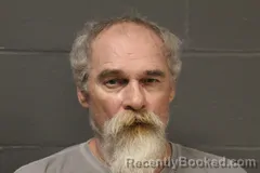 Mugshot of Raymond Lee Warner booked in Camden County, Missouri on September 8, 2026
